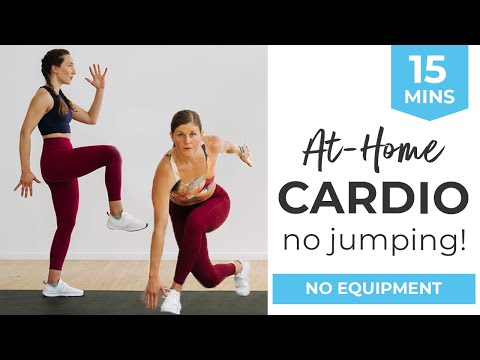 15-Minute Cardio Workout At Home (No Equipment + No Jumping)