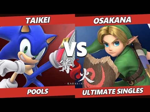 Kagaribi 6 - Taikei (Sonic) Vs. Osakana (Young Link) SSBU Ultimate Tournament