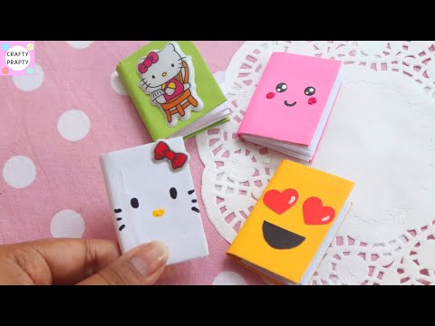 DIY MINI NOTEBOOKS ONE SHEET OF PAPER - DIY BACK TO SCHOOL