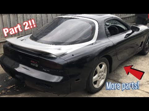 Rebuilding a wrecked Mazda Rx7 Fd! Part 2
