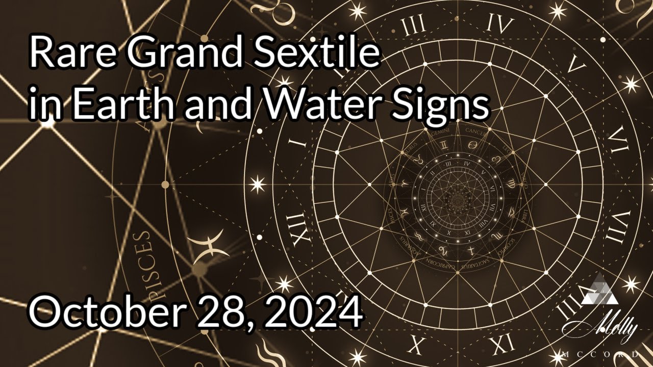 A Unicorn Day! Big Changes Underway! Grand Sextile In Earth and Water on October 28, 2024 ~Astrology