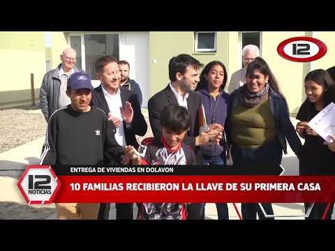 DOLAVON | 10 FAMILIAS RECIBIERON LA LLAVE DE SU PRIMERA CASA