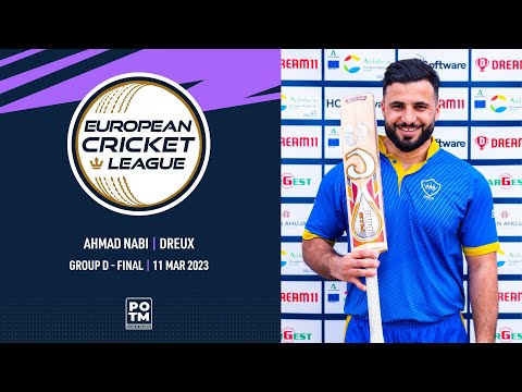 POTM: A.Nabi - FOR vs DRX  | European Cricket League 2023 | Group D, Day 3 | ECL23 | ECL23.056