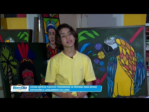Jovem artista plástico teresinense se prepara para novas exposições e lançamento de livro 13 02 2023