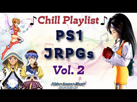 CHILL Playlist of PS1 JRPGs music : Calm & relaxing lofi medley (ambiance - study - work) Vol.2