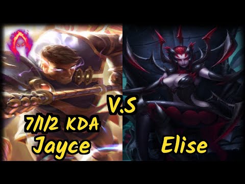Xmithie (JAYCE) vs ELISE - 7/1/2 KDA JUNGLE GAMEPLAY - NA Ranked DIAMOND