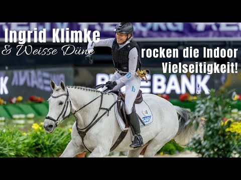 Ingrid Klimke & Weiss Düne | 💪🏼 rocken die Indoor Vielseitigkeit! | Stuttgart German Masters