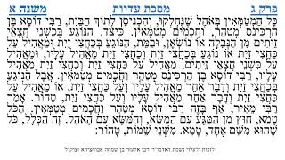 מסכת עדיות פרק ג משנה א