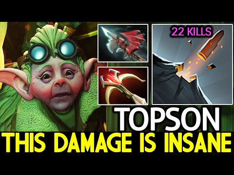 TOPSON [Snapfire] This Damage is Insane One Lil' Shredder Kill Dota 2
