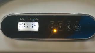 How to changes modes ( ready / rest ) on the Balboa TP400 control panel by Hot Tub Suppliers