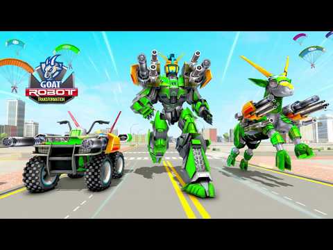 Goat Robot Transforming Games: ATV Bike Robot Game