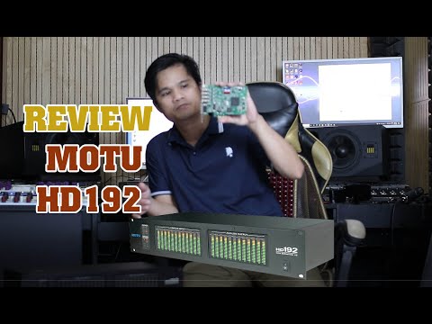 AD-DA SOUNDCARD MOTU HD192 + PCI424 - REVIEW