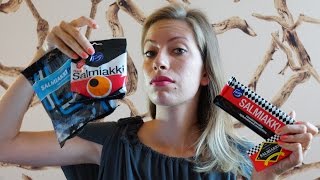 Eating Salmiakki Taste Test | Finnish Cuisine & Finnish Food