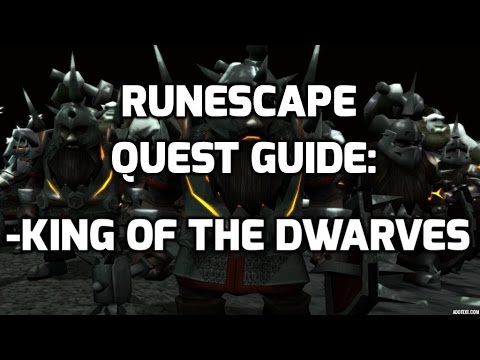 RuneScape ~ King of the Dwarves Quest Guide & Reward ~ Commentary