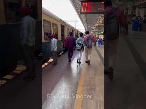 Kanchipuram para a praia 6h10 | Experiência de viagem de trem 🚂 | #shorts