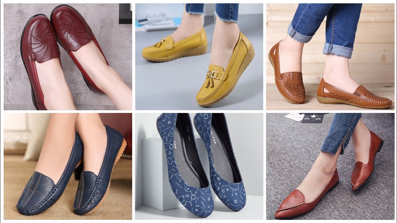 Los mejores zapatos mocasines de mujer hermosos y de tendencia Zapatos planos de invierno diseños