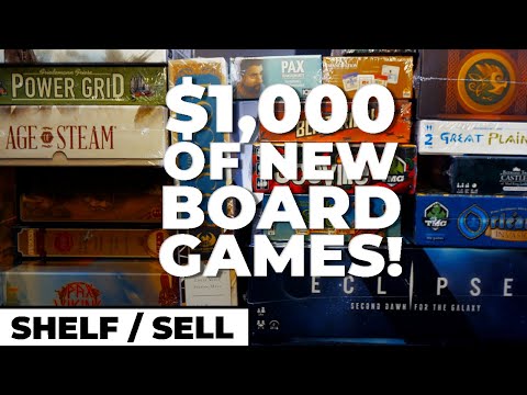 Shelf or Sell - Massive 1k Haul of Amazing Board Games