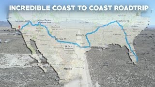 How we drove COAST TO COAST for $350 - How to Road Trip