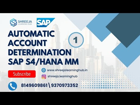 Automatic Account Determination – Part 1 | SAP S/4HANA MM Basics
