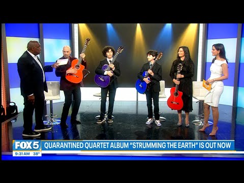 Quarantined Quartet performance and interview at Good Day New York on Fox 5!