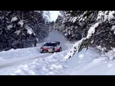 Kris Meeke Mads Ostberg WRC Rally Sweden 2015 Testing