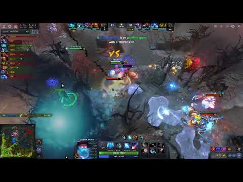 WTF BUILD DOTA2 10k Storm SOLO KILL 9.7k Anti Mage - Highest MMR Game Recored MidOne vs Ana Dota 2