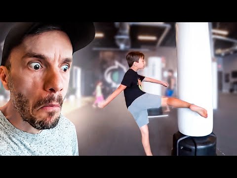 PRIMEIRA AULA DE LUTA NA ACADEMIA DE JIU-JITSU 🇺🇸 Família Brancoala