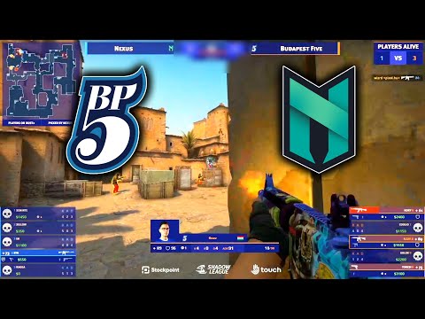 Budapest Five vs Nexus - Shadow League - DUST 2 Highlights