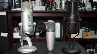 Video thumbnail for Blue Yeti vs. Razer Seiren Elite vs Samson C03u Comparison (Versus Series) by Podcastage