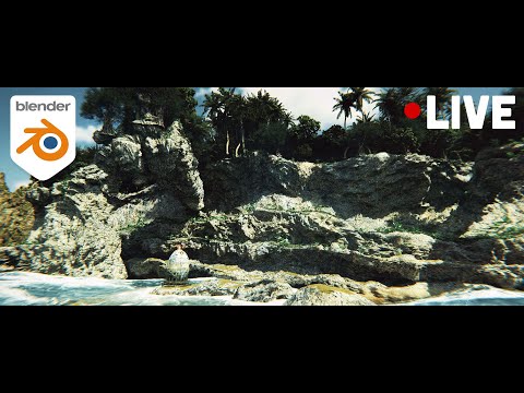 Alien Landscape in Blender