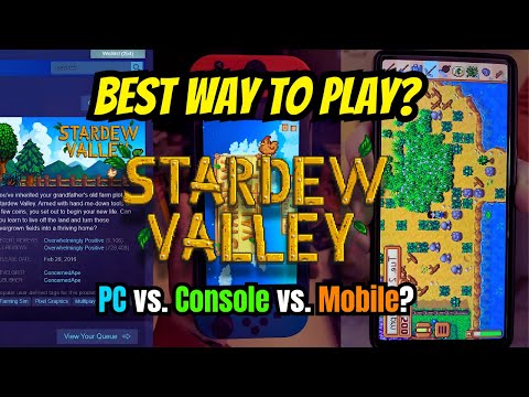 🌱 What Platform is Best for Stardew Valley!? PC, Console, or Mobile?🎮💻📱