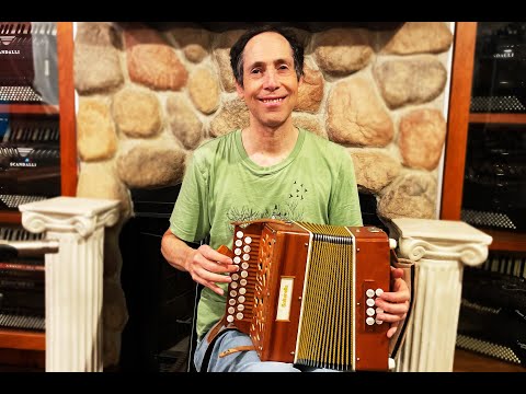 6254 - Cherry Saltarelle Bouebe Diatonic Button Accordion DG MM 21 8 $1499