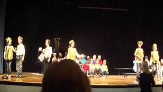 Theo's Kindergarten Production:  So Long, Farewell Song