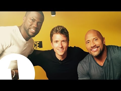 "Greg's about to cry!" - Dwayne 'The Rock' Johnson & Kevin Hart meet BBC Radio 1's Greg James