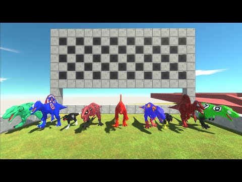 Carnivore Superhero Dinosaurs Speed Race - Animal Revolt Battle Simulator