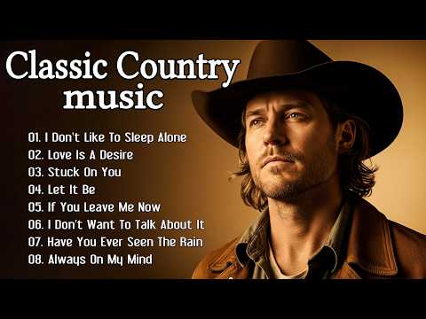 I Don't Like To Sleep Alone, Stuck On You – Classic Country Music Timeless 60s, 70s, 80s