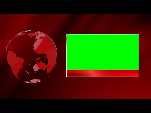 Top News Studio Backgrounds | 3D Globe Animation