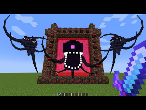 NEW Portal to the Wither Storm Dimension in Survival Minecraft