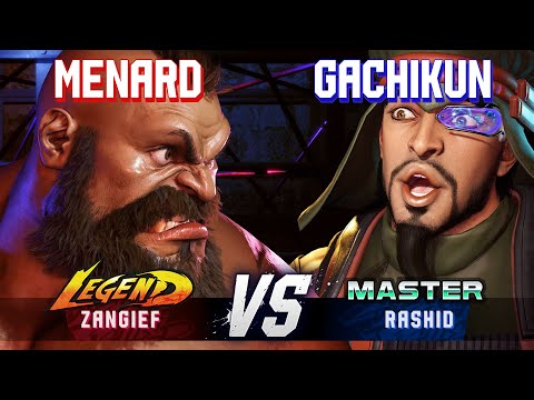 SF6 ▰ MENARD (Zangief) vs GACHIKUN (Rashid) ▰ High Level Gameplay
