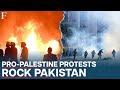 Pakistan TLP Led Pro Palestine Protests Turn Violent In Lahore Govt Seals Roads To Islamabad