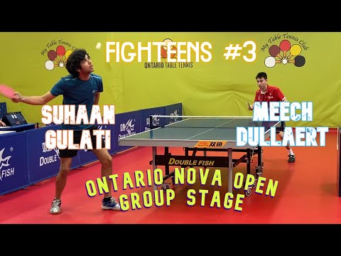 Suhaan GULATI [2292] - Meech DULLAERT [2034] - Group Round - Ontario Nova Open - 21 May 2023
