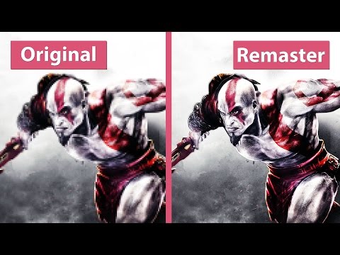 God of War 3 – PS3 vs. PS4 Remastered Graphics Comparison [60fps][FullHD]