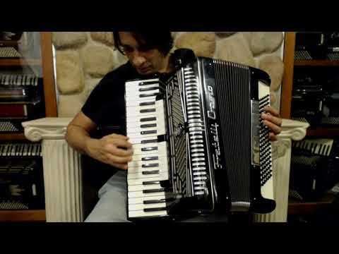 4214 - Black Fratelli Crosio Piano Accordion LMMMH 41 120 $2499