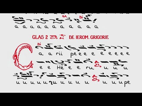 Heruvic, glas 2, de Ierom. Grigorie