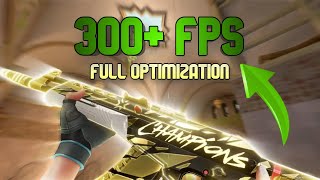 My 300+ FPS  Boost & Ping Decrease Guide | VALORANT - Full Optimization