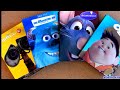 Pixar Blu Ray Steelbooks Up Monsters Inc Wall E And Ratatouille Unboxing Blu Toys