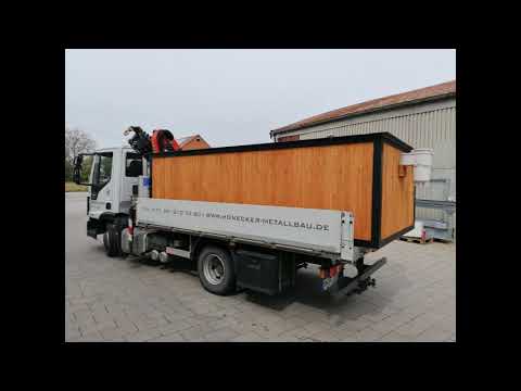 Bau eines Pool aus Holz mit Stahlrahmen - Steelframe Holzpool