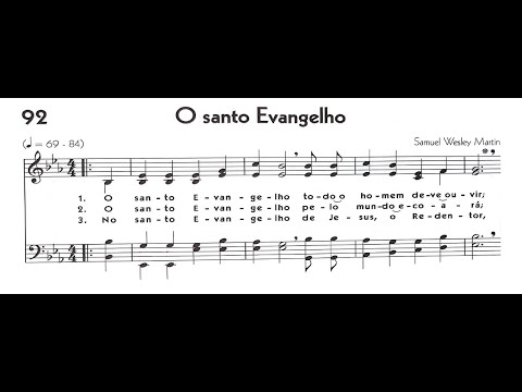 Hinário 5 CCB - Hino 092 - O santo Evangelho - Strings - Teclado Yamaha PSR S670
