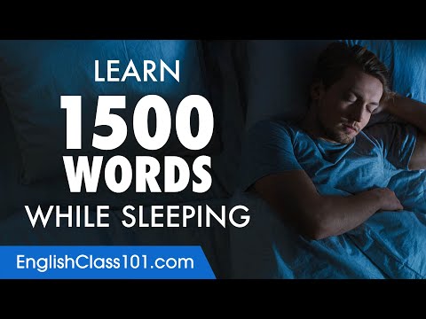 English Conversation: Learn while you Sleep with 1500 words