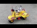 How To Make Matchbox Vespa Scooter At Home Diy Mini Electric Scooty Awesome Toy Matchbox Scooter